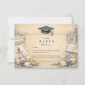 Klassieke Architectuur Afstuderen RSVP Kaartje (Voorkant)