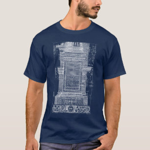 Klassieke architectuur, Korinthische kolom 1725 T-shirt