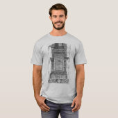 Klassieke architectuur, Korinthische kolom 1725 T-shirt (Voorkant volledig)