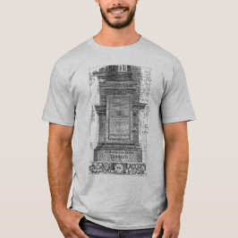 Klassieke architectuur, Korinthische kolom 1725 T-shirt