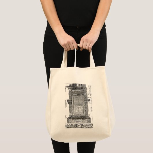 Klassieke architectuur, Korinthische kolom 1725 Tote Bag (Voorkant (product))