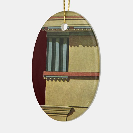  Klassieke architectuur, Temple Entablature Keramisch Ornament (Links)