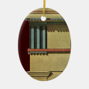 Klassieke architectuur, Temple Entablature Keramisch Ornament