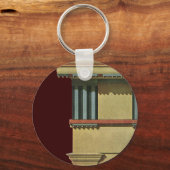  Klassieke architectuur, Temple Entablature Sleutelhanger (Achterkant)