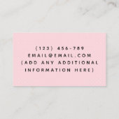 Klassieke architectuur van de Bouwer van de Binnen Visitekaartje (Achterkant)