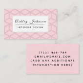 Klassieke architectuur van de Bouwer van de Binnen Visitekaartje (Voorkant / Achterkant)