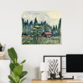 Klassieke art-3-poster zakboek poster (Thuiskantoor)