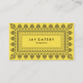 Klassieke Art Deco/Art Nouveau Visitekaartje (Voorkant)