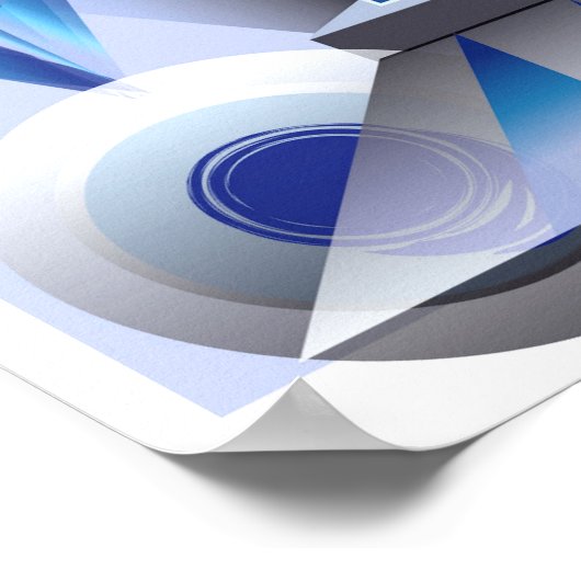 Klassieke Art Deco City Building Poster (Hoek)