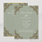 Klassieke art deco kaart (Voorkant / Achterkant)