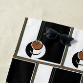 Klassieke Art Deco, Kopje koffie met stoom Strandlaken (In situ)