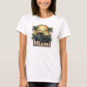 Klassieke Art Deco Miami T-shirt (Voorkant)