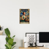 Klassieke Art Deco Parfum Reclameposter Poster (Thuiskantoor)