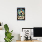 Klassieke Art Deco Parfum Reclameposter Poster (Thuiskantoor)