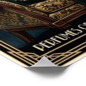 Klassieke Art Deco Parfum Reclameposter Poster (Hoek)