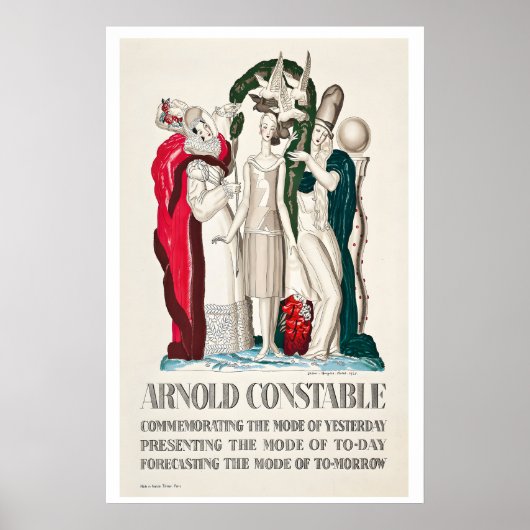 Klassieke Art Deco Poster van Jean Dupas - Ingelij (Voorkant)