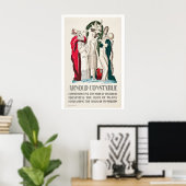 Klassieke Art Deco Poster van Jean Dupas - Ingelij (Thuiskantoor)