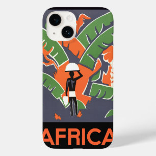 Klassieke Art Deco Reis, Inboorling in Afrikaanse  Case-Mate iPhone Case