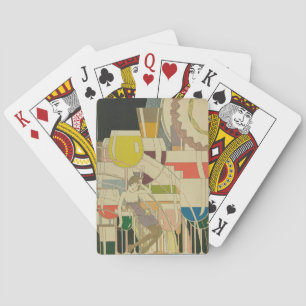 Klassieke Art Deco - Voor Iedereen - Psychedelisch Pokerkaarten