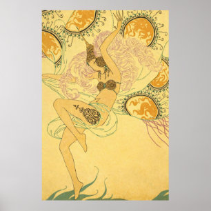Klassieke Art Deco - Voor Iedereen - Showgirl Poster
