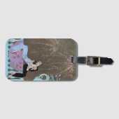 Klassieke Art Deco Vuurwerk Le Feu, George Barbier Bagagelabel (Voorkant (horizontaal))