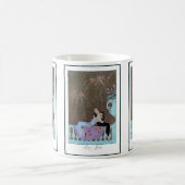 Klassieke Art Deco vuurwerk Le Feu, George Barbier Koffiemok (Center)