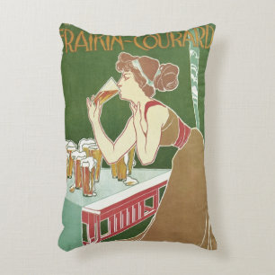 Klassieke Art Nouveau Brasserie Fraikin-Courard Bi Accent Kussen