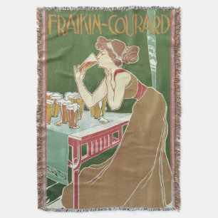 Klassieke Art Nouveau Brasserie Fraikin-Courard Bi Deken