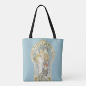 Klassieke Art Nouveau, Holland Levensverzekering Tote Bag (Achterkant)