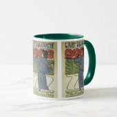 Klassieke Art Nouveau, Kunstenaar Schildert Klapro Mok (Voorkant rechts)