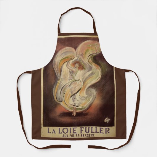 Klassieke Art Nouveau, La Loie Fuller moderne dans Schort (Voorkant)