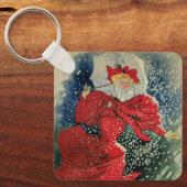 Klassieke Art Nouveau Pastilles Geraudel Hoestdran Sleutelhanger (Voorkant)