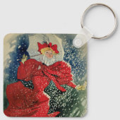 Klassieke Art Nouveau Pastilles Geraudel Hoestdran Sleutelhanger (Achterkant)