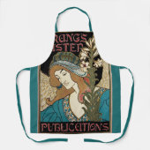 Klassieke Art Nouveau, Prang's Pasen-publicaties Schort (Voorkant)