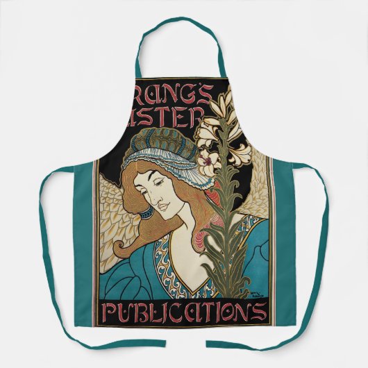 Klassieke Art Nouveau, Prang's Pasen-publicaties Schort (Voorkant)