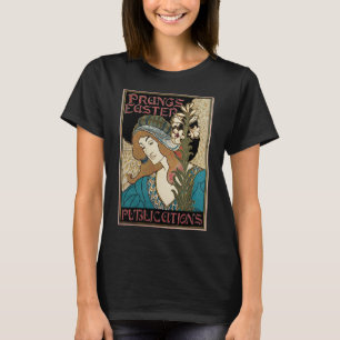 Klassieke Art Nouveau, Prang's Pasen-publicaties T-shirt