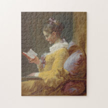 Klassieke Art Puzzle van "A Young Girl Reading" va