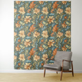 Klassieke artistieke hand getekend William Morris  Wandkleed (In situ)