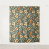 Klassieke artistieke hand getekend William Morris Wandkleed (Voorkant)