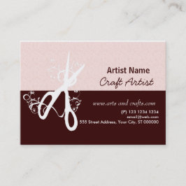 Klassieke artistieke kunsten en ambachtelijke zout afsprakenkaartje