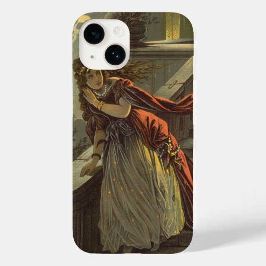 Klassieke Assepoester, Victoriaanse Sprookjes Case-Mate iPhone Case (Achterkant)