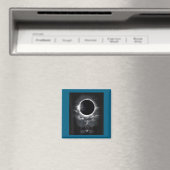 Klassieke astronaut ruimte eclips wetenschap magneet (Insitu (Vaatwasser))
