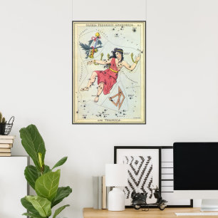Klassieke Astronomie, Sterrenbeelden, Andromeda Poster