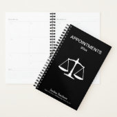 Klassieke Attorney Justice Scale Afsprakenboek Planner (Display)