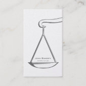 Klassieke ATTORNEY OP WET | Elegant Visitekaartje (Voorkant)