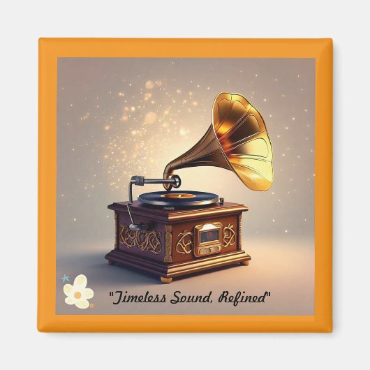 Klassieke audio elegantie magneet (Voorkant)
