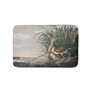 Klassieke Audubon Long-billed Curlew Vogel Kunst Badmat