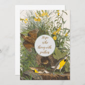 Klassieke Audubon Weideleeuwerik Print (Voorkant / Achterkant)