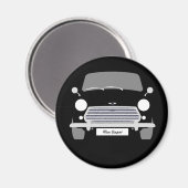 Klassieke Austin Mini-auto Magneet (Voorkant / Achterkant)
