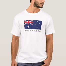 Klassieke Australische Vlag Grafische T-shirt met